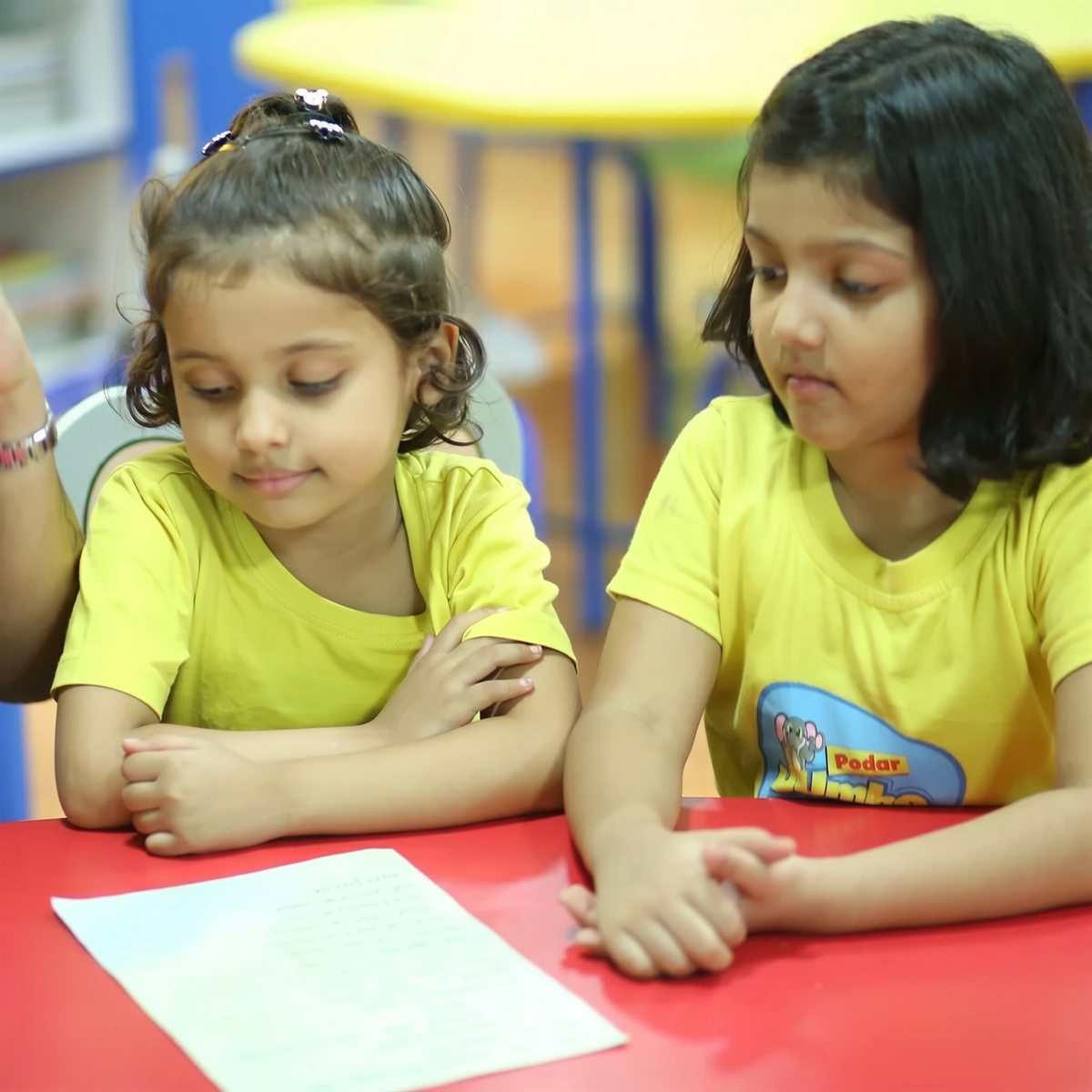 Literacy skills at Podar Jumbo Kids